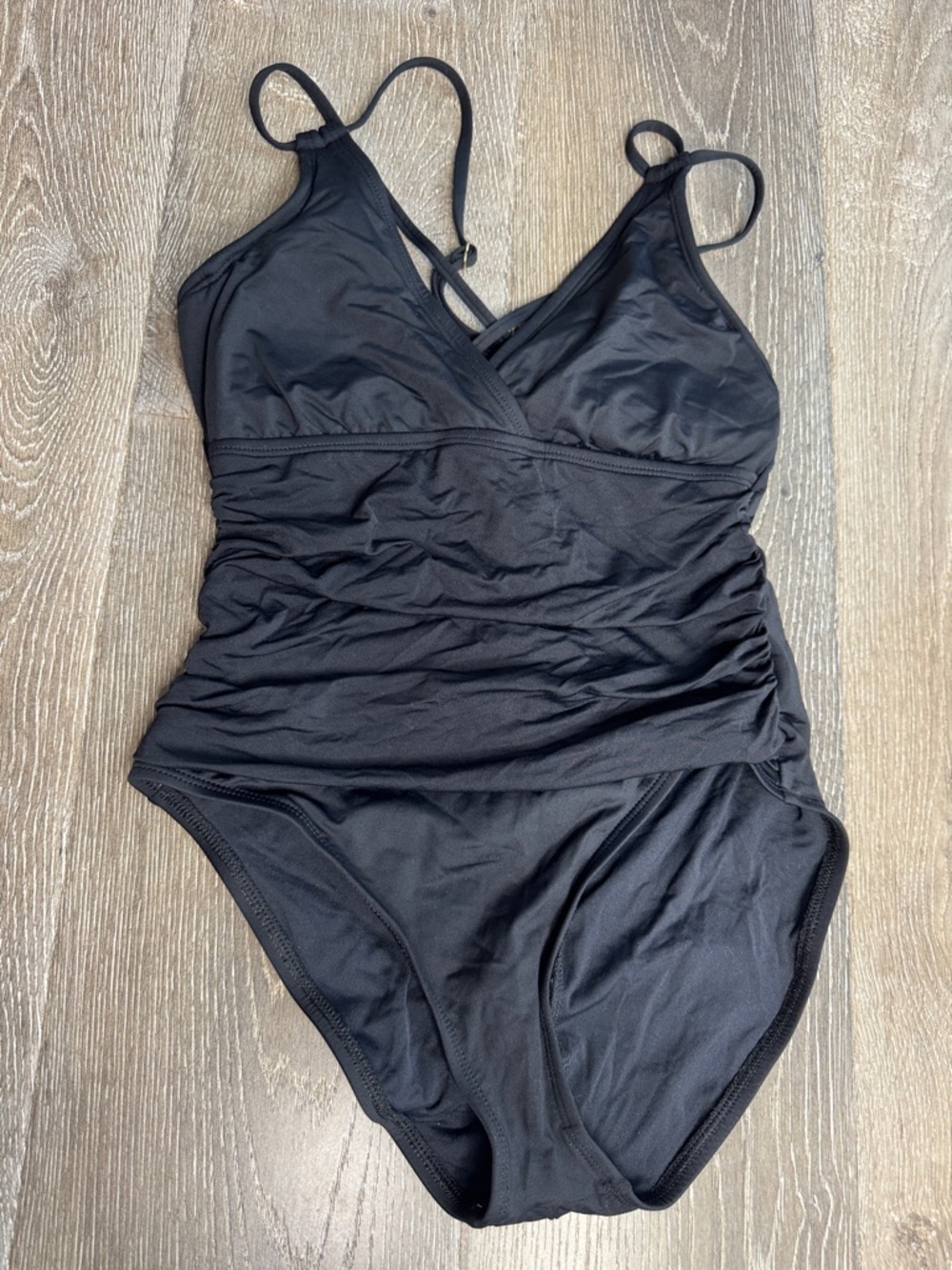 La Blanca Black One-Piece Swimsuit 0997